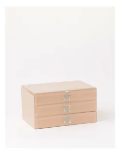 Promo โจ Design Studio Glass Covered Multi Drawer Jewellery Box โจ