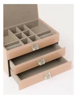 Promo ✨ Design Studio Glass Covered Multi Drawer Jewellery Box ✨ -bracelets Sales unnamed file 716