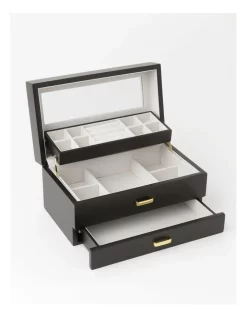 Best reviews of 🛒 Design Studio Multi Drawer Jewellery Box In Black ⌛ -bracelets Sales unnamed file 750