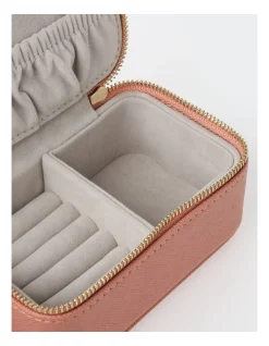 Best deal 💯 Design Studio Small Zip Around Jewellery Box In Apricot 🧨 -bracelets Sales unnamed file 755