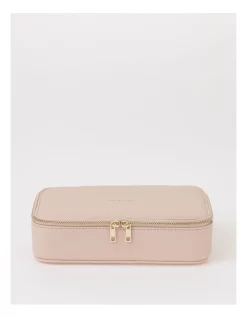 Promo 🎉 Design Studio Large Zip Around Travel Blush Jewellery Box 🤩 -bracelets Sales unnamed file 761