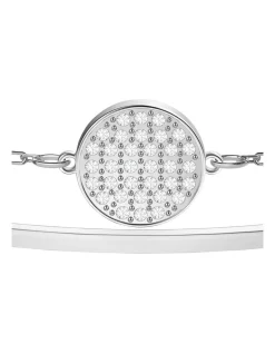 Outlet 🤩 Swarovski Ginger Silver Rhodium Plated Bangle ⭐ -bracelets Sales unnamed file 77