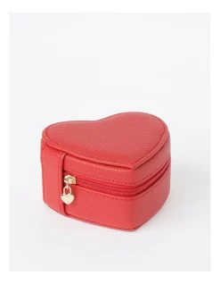 Best Pirce ๐งจ Design Studio Heart Jewellery Box In Red ๐ฏ