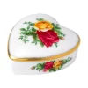 Best Sale 🔥 Royal Albert Old Country Roses Heart Box 6cm 👍