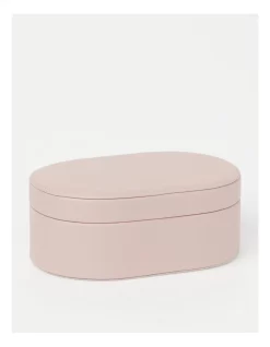 Buy ✔️ Design Studio Small Oval Wrapped Blush Jewellery Box 💯