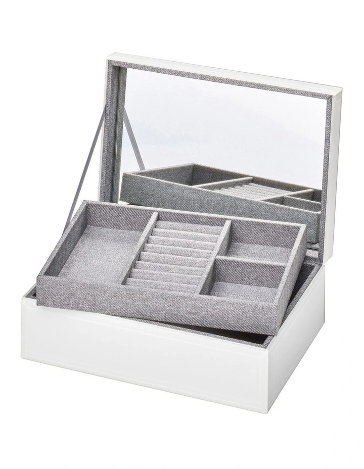 Best Sale π One Six Eight London Matilda Large Jewellery Box White π 1 Best Sale π One Six Eight London Matilda Large Jewellery Box White π