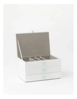 Cheap 🛒 Design Studio Glass Covered Multi Drawer Jewellery Box ❤️ -bracelets Sales unnamed file 836