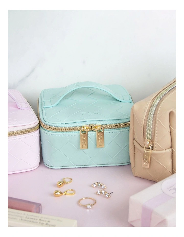 Wholesale β Tonic Woven Jewellery Cube In Teal π 4 Wholesale β Tonic Woven Jewellery Cube In Teal π - Image 4