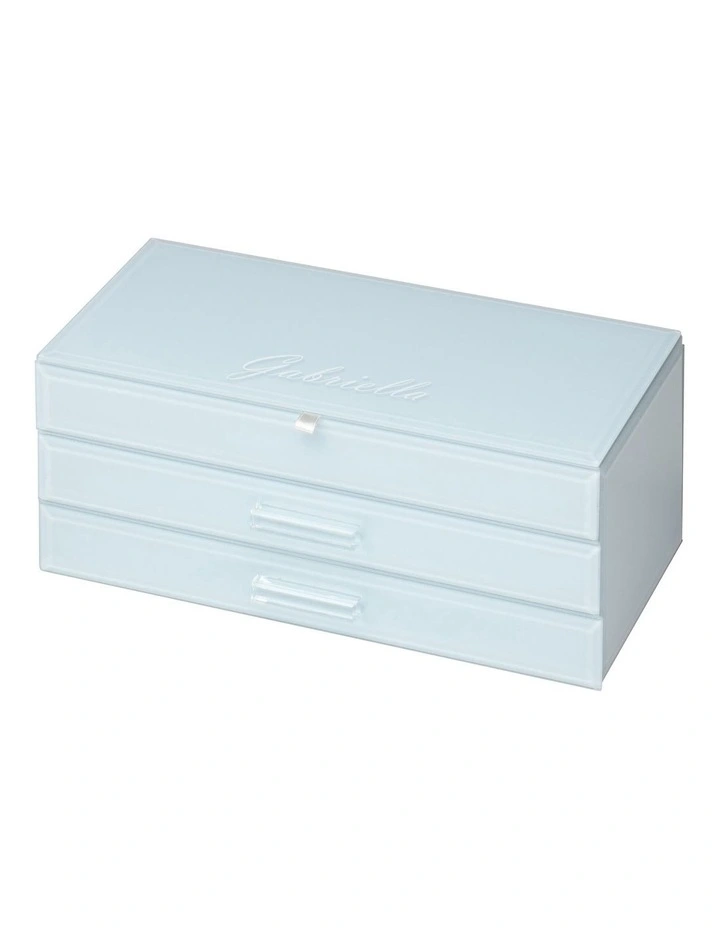 Best Sale π₯ One Six Eight London Gabriella Duck Egg Blue Large Jewellery Box π₯ 2 Best Sale π₯ One Six Eight London Gabriella Duck Egg Blue Large Jewellery Box π₯ - Image 2