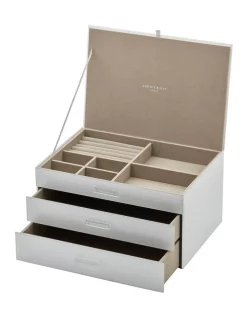 Discount โ๏ธ One Six Eight London Gabriella White Xl Jewellery Box ๐