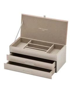 Coupon โ๏ธ One Six Eight London Gabriella Nude Large Jewellery Box ๐ฅฐ