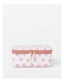 Outlet 😉 Design Studio Pu Small Jewel Box In Cherry Pink 👏