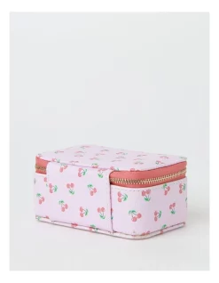 Outlet 😉 Design Studio Pu Small Jewel Box In Cherry Pink 👏 -bracelets Sales unnamed file 901