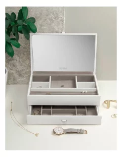 Discount 😀 Stackers Boutique Medium White Jewellery Box ❤️ -bracelets Sales unnamed file 917