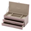 Best deal 👍 One Six Eight London Gabriella Dusty Rose Large Jewellery Box 🎁