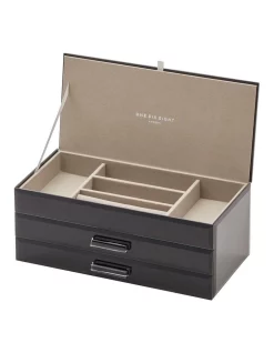 Best deal ⭐ One Six Eight London Gabriella Black Large Jewellery Box 🌟 -bracelets Sales unnamed file 953