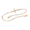 Budget 😉 Georgini Cross Sterling Silver Rose Gold Bracelet 🔔