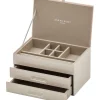 New 🎁 One Six Eight London Gabriella Nude Medium Jewellery Box 🧨