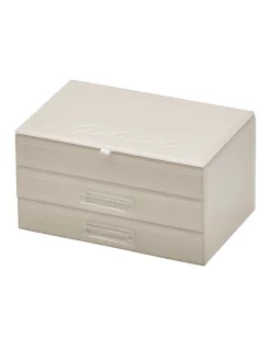 New 🎁 One Six Eight London Gabriella Nude Medium Jewellery Box 🧨 -bracelets Sales unnamed file 964