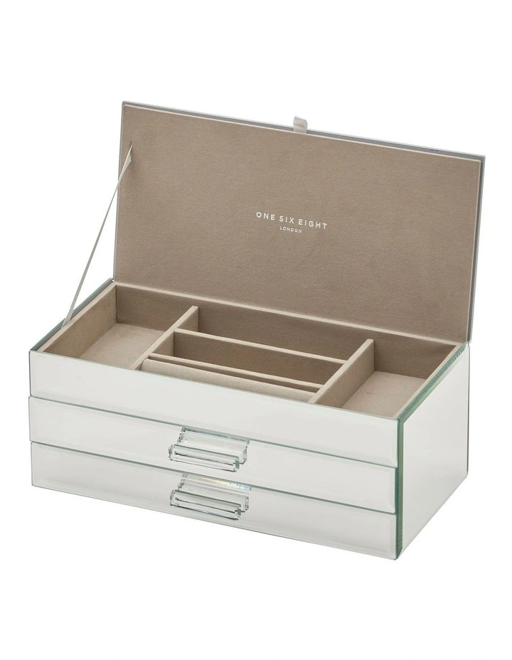 Wholesale π One Six Eight London Gabriella Mirror Large Jewellery Box π 3 Wholesale π One Six Eight London Gabriella Mirror Large Jewellery Box π - Image 3