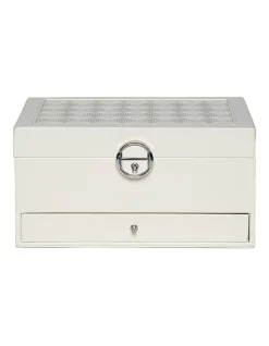 Best Sale ๐ Mocha Compact White Jewellery Box ๐