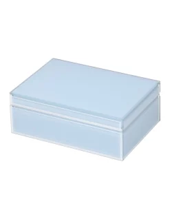 Budget ๐ One Six Eight London SARA Mist Large Jewellery Box In Pale Blue ๐